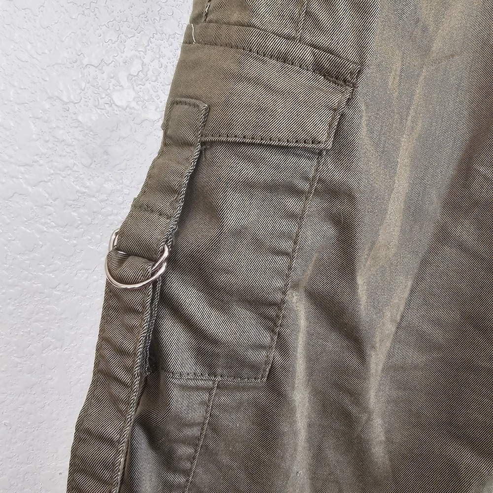 VIP Cargo Pants Women Size 5 27 Olive Green Utility Jogger Ankle - Picture 6 of 6